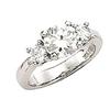 ENGAGEMENT G VS1 1.5 carat diamond ring 3 stone#1498713