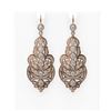 Image 1 : 3.9 ctw Diamond Earrings 18K Rose Gold - REF-367M3G