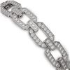 Image 3 : 8 ctw Diamond Designer Bracelet 18K White Gold - REF-555M2G