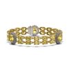 Image 1 : 27.35 ctw Citrine & Diamond Bracelet 14K Yellow Gold - REF-225M2G