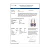 Image 4 : 11.66 ctw Tanzanite & Diamond Victorian Earrings 14K Rose Gold - REF-672H8R