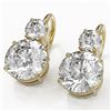 Image 1 : 2.5 ctw Diamond Designer Earrings 18K Yellow Gold - REF-598R5K