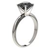 Image 3 : 2.59 ctw Fancy Black Diamond Solitaire Engagment Ring 10k White Gold - REF-57N8F