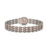 Image 3 : 27.48 ctw Morganite & Diamond Bracelet 14K White Gold - REF-402M9G