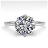 Image 1 : 2 ctw VS/SI Diamond Solitaire Engagement Ring Size 7 14k White Gold - REF-923Y4X