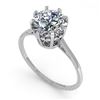 Image 2 : 2 ctw VS/SI Diamond Solitaire Engagement Ring Size 7 14k White Gold - REF-923Y4X