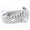 Image 2 : Rolex Men's Stainless Steel, QuickSet, Diam Dial & Diam/Ruby Bezel - REF-521N7A