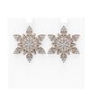 Image 1 : 4.5 ctw Diamond Earrings 18K Rose Gold - REF-331N8F