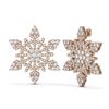 Image 2 : 4.5 ctw Diamond Earrings 18K Rose Gold - REF-331N8F