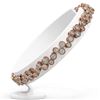 Image 2 : 5 ctw Diamond Designer Bracelet 18K Rose Gold - REF-488X2A