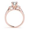 Image 2 : 1.75 ctw VS/SI Diamond 3 Stone Ring 18k Rose Gold - REF-379W4H