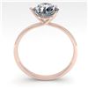 Image 2 : 1.51 ctw Certified VS/SI Diamond Engagment Ring Martini 18k Rose Gold - REF-555A2N