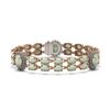 Image 1 : 21.87 ctw Opal & Diamond Bracelet 14K Rose Gold - REF-272W3H