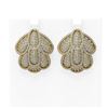 Image 1 : 8 ctw Diamond Earrings 18K Yellow Gold - REF-611K6Y