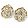 Image 3 : 8 ctw Diamond Earrings 18K Yellow Gold - REF-611K6Y