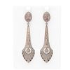 Image 1 : 8.85 ctw Morganite & Diamond Earrings 18K Rose Gold - REF-589F3M
