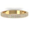Image 1 : 1.75 ctw Certified VS/SI Diamond Micro Eternity Ring 14k Yellow Gold - REF-130N9F