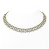 Image 1 : 30.83 ctw Opal & Diamond Necklace 10K Yellow Gold - REF-527K3Y