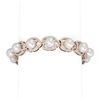 Image 1 : 4.45 ctw Diamond & Pearl Bracelet 18K Rose Gold - REF-482F8M