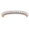 Image 2 : 4 ctw Certified SI/I Diamond 2 Prong Bracelet 10K Rose Gold - REF-232F5M