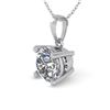 Image 1 : 0.50 ctw VS/SI Diamond Designer Necklace 14k White Gold - REF-55H8R