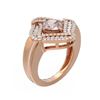 Image 1 : 3.02 ctw Morganite & Diamond Ring 18K Rose Gold - REF-272X8A