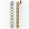 Image 3 : 4 ctw Diamond Designer Earrings 18K Yellow Gold - REF-308X3A