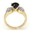 Image 2 : 1.90 ctw VS Black & White Diamond Ring 14k Yellow Gold - REF-81W3H