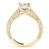 Image 3 : 1.65 ctw Certified VS/SI Princess Diamond 2pc Set 14k Yellow Gold - REF-332K3Y