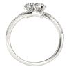 Image 3 : 1 ctw VS/SI Diamond 2 Stone 2 Stone Ring 18k White Gold - REF-105F8M