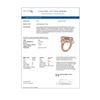 Image 4 : 2.1 ctw Intense Blue Diamond Ring 18K Rose Gold - REF-264H4R