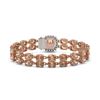 Image 3 : 16.93 ctw Morganite & Diamond Bracelet 14K Rose Gold - REF-245H5R
