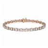 Image 1 : 9 ctw Diamond Designer Bracelet 18K Rose Gold - REF-826K9Y