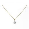 Image 2 : 1.25 ctw Diamond Designer Necklace 18K Yellow Gold - REF-309K2Y