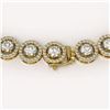 Image 3 : 23.95 ctw Diamond Micro Pave Necklace 18K Yellow Gold - REF-1813K5Y
