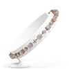 Image 2 : 7 ctw Cushion Cut Diamond Designer Bracelet 18K Rose Gold - REF-889X8A