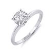 Image 1 : 1.0 ctw Certified VS/SI Diamond Solitaire Ring 14k White Gold - REF-406W6H