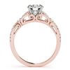 Image 3 : 1.5 ctw Certified VS/SI Diamond 2pc Wedding Set 14k Rose Gold - REF-283W6H