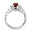 Image 2 : 2.13 ctw Ruby & Diamond Ring 18k White Gold - REF-81N6F