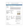 Image 4 : 4.19 ctw Canary Citrine & Diamond Earrings 18K Rose Gold - REF-296F9M