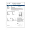 Image 4 : 7.81 ctw Certified Opal & Diamond Victorian Earrings 14K White Gold - REF-256Y8X