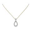 Image 2 : 1.66 ctw Diamond Designer Necklace 18K Yellow Gold - REF-178M5G