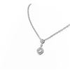 Image 2 : 1.67 ctw Cushion Diamond Necklace 18K White Gold - REF-380M4G
