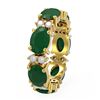 Image 2 : 8.62 ctw Emerald Ring 18K Yellow Gold - REF-114H9R