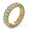 Image 2 : 5.98 ctw Oval Cut Diamond Eternity Ring 18K Yellow Gold - REF-812A4N