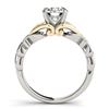 Image 3 : 1.35 ctw Certified VS/SI Diamond Solitaire 2pc Set 14k 2Tone Gold - REF-379H3R
