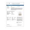 Image 4 : 3.61 ctw Pear Cut Diamond Micro Pave Earrings 18K Yellow Gold - REF-306F5M