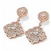 Image 3 : 6.48 ctw Diamond Earrings 18K Rose Gold - REF-570K5Y