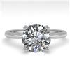 Image 1 : 2 ctw Certified VS/SI Diamond Engagement Ring 18K White Gold - REF-821X2A
