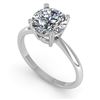 Image 2 : 2 ctw Certified VS/SI Diamond Engagement Ring 18K White Gold - REF-821X2A